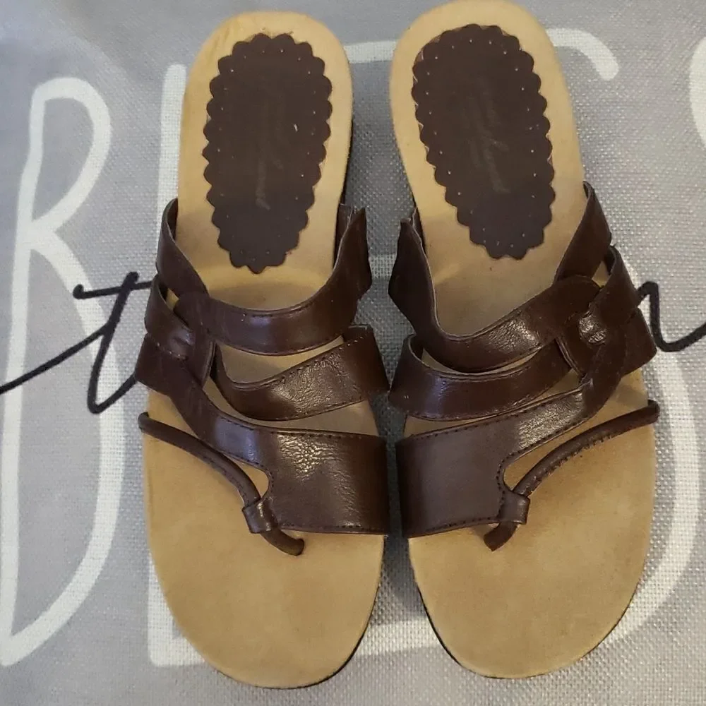 Great northwest sandal. 7M, chocolate brown